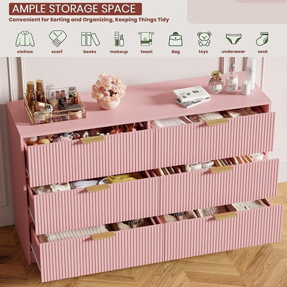 Garvee 6 Drawers Dresser for Bedroom - Image 7