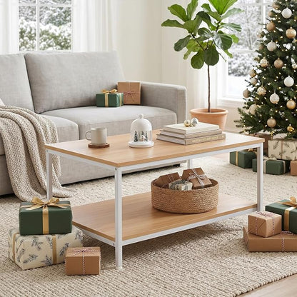 ZenStyle Industrial Coffee Table - Image 8