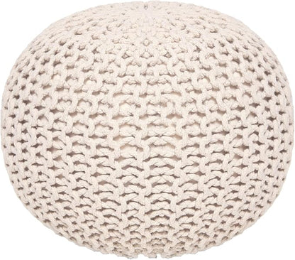 · REDEARTH · Round Pouf Ottoman - Image 4