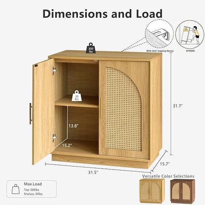 FORTUNETEC Sideboard Buffet Cabinet - Image 2