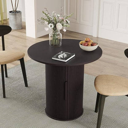 31.5" Round Dining Table for 2-4, Modern Kitchen Table - Image 7