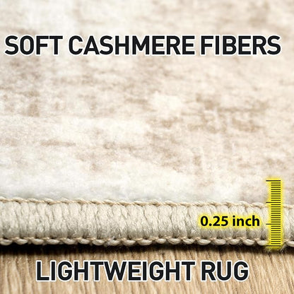9x12 Area Rugs Washable Rug: Modern Abstract Living Room Rug Soft Anti-Skid - Image 6