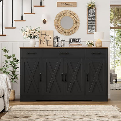 HOSTACK Buffet Sideboard Cabinet - Image 5