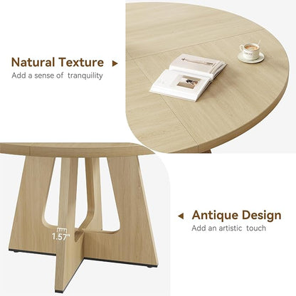 GAOMON 47 Inch Round Dining Table - Image 5