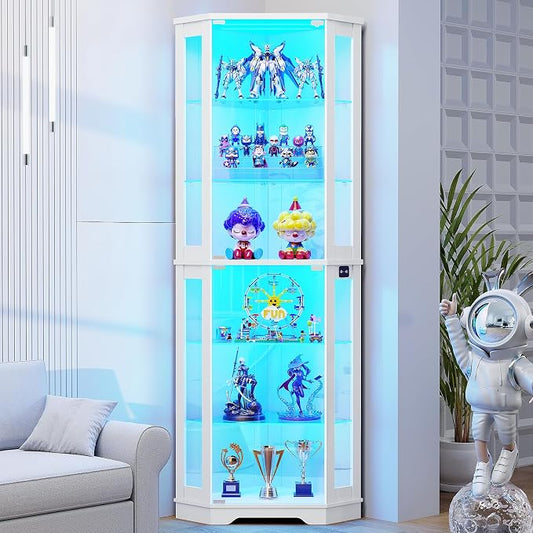 BROTTAR 71" Corner Display Cabinet by BROTTAR