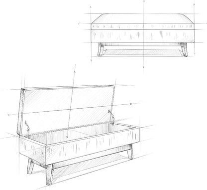 SIMPLIHOME Owen Rectangular Storage Ottoman - Image 13