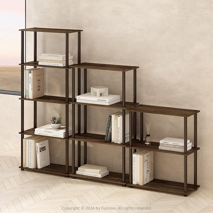 Furinno Turn-N-Tube Book Shelf, 5-Tier Bookshelf, Bookcase - Image 2