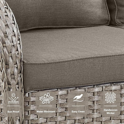 Belord 6 Pieces Wicker Patio Furniture Set - Image 5