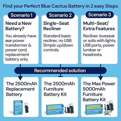 Blue Cactus 2500mAh Rechargeable Battery Pack - Image 3