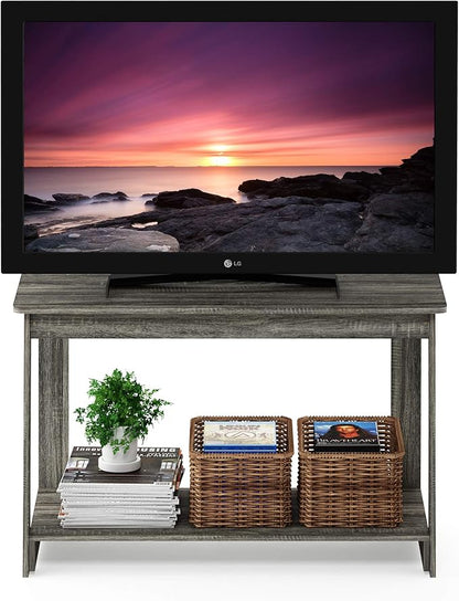 Furinno BEGINNING TV Stand, 2-Tier Rectangular Entertainment Center - Image 3