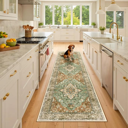RELEANY Area Rugs 2'x8' Runner Rug Non Slip Washable - Image 3