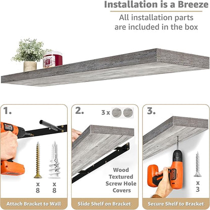 Sorbus Floating Shelves for Wall - Image 4