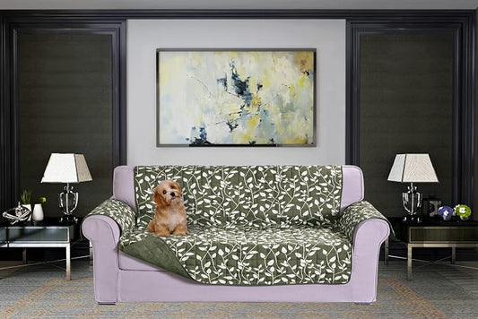 Elegant Comfort Quilted Furniture Protectors Solid and Printed Design by ELEGANTCOMFORT