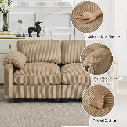 114'' U-Shaped Sectional Couch - Image 3