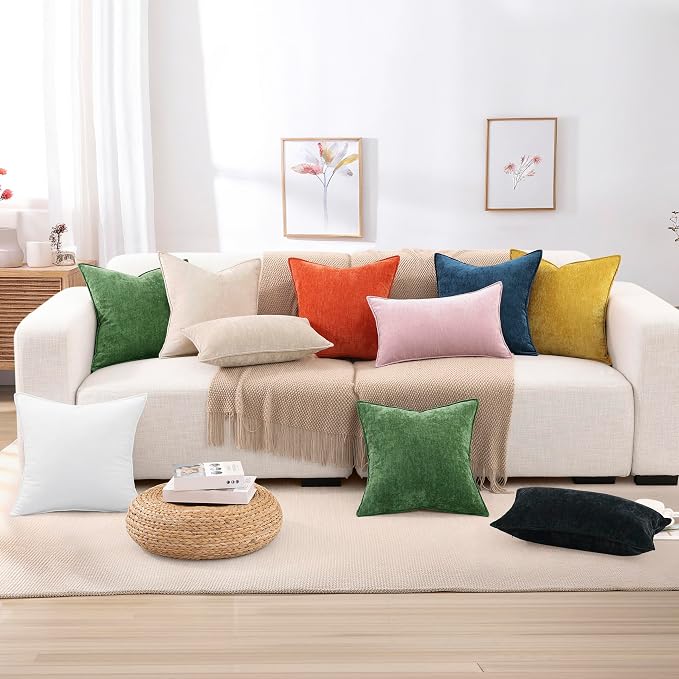 decorUhome Summer Couch Throw Pillow Covers 16x16 Set of 2, Decorative Soft - Image 9