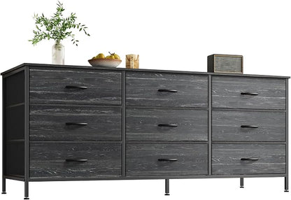 Huuger Long Dresser for Bedroom, 55 Inch TV Stand for 55, 60 Inch TV, by Huuger