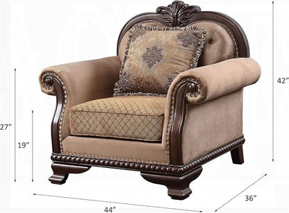 4PS Traditional Collection Living Room Set Formal Luxury Sofa Set Includes Sofa - Image 8