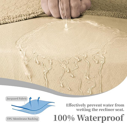 100% Waterproof Sectional Recliner Couch Covers - Image 4