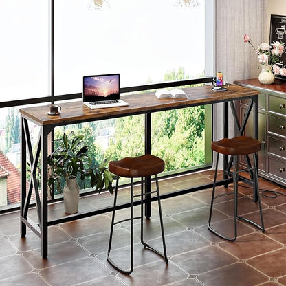 CHOEZON 63'' Bar Table, Kitchen Dining Table - Image 4