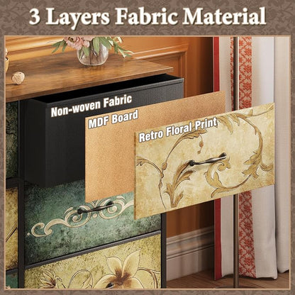 Tohomeor Dresser for Bedroom Chest of Drawers Fabric Dresser for Closet - Image 7