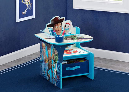 Delta Children Chair Desk with Storage Bin, Toy Story 4 - Image 2