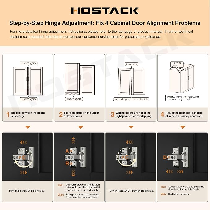 HOSTACK Buffet Sideboard Cabinet - Image 8