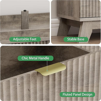 Fluted Dresser for Bedroom - Image 6