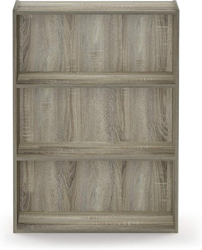 Furinno PASIR Book Shelf, 3-Tier Bookshelf, Storage Shelves Bookcase, 9.7 x - Image 7