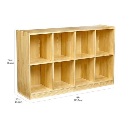 Amazon Basics Block Storage Cabinet, Backpack Organizer Shelf, 8 Compartment - Image 2