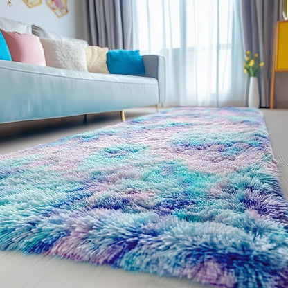 PAGISOFE Adorable Furry Rainbow Rugs - Image 3