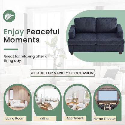 YOUDENOVA 2 Piece Set Comfy Sofa Couch, Loveseat Sofa * 2 - Image 6