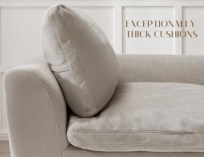 ohllob 78.9" Loveseat Sofa, Cloud Boneless Couches - Image 3