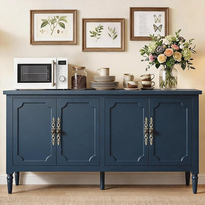 RoyalCraft Buffet Cabinet with Storage, Vintage Sideboard with Adjustable - Image 7