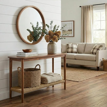 Alaterre Furniture Calais 48 Inch Solid Wood Entryway Table - Image 2