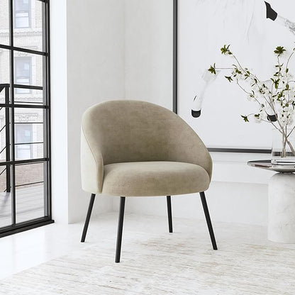 Homepop Home Decor | Upholstered Modern Accent Chair | Accent Chairs - Image 2
