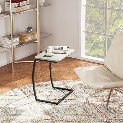 SRIWATANA Side Table, End Table, Vintage C-Shaped Couch Table - Image 4