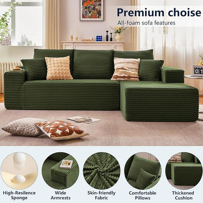 108" Modular Sectional Sofa, Sponge Sofa - Image 4