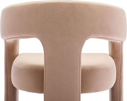VESCASA Velvet Barrel Dining Chair - Image 9
