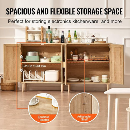 VEVOR Rattan Buffet Cabinet - Image 6