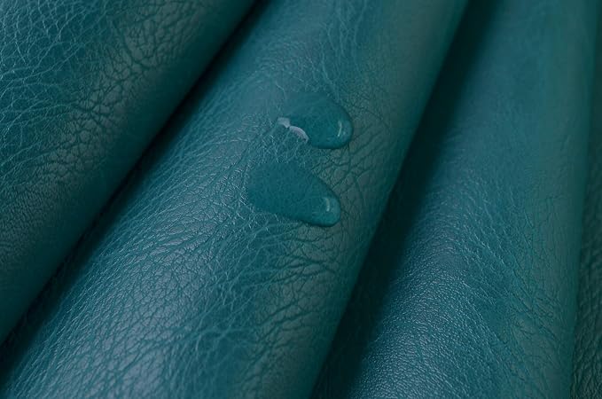 Wento Thick Faux Leather Fabric Soft Skin Grain PU Leather - Image 6