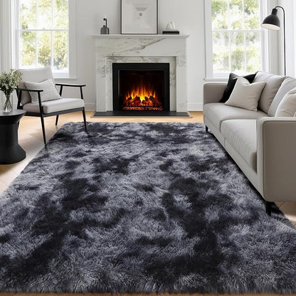 PAGISOFE Abstract Soft Shaggy Rugs - Image 7