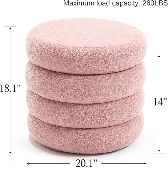 Flouki Round Ottoman, Ottomans - Image 3