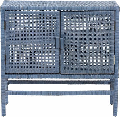 Bali & pari Vivan Natural Rattan Storage Cabinet - Image 4
