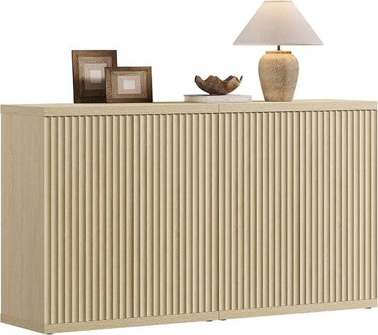 SICOTAS Buffet Cabinet with Storage Accent Sideboard Modern Credenza with Doors by SICOTAS