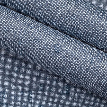 Blue Grasscloth Peel and Stick Wallpaper Textured Contact Paper 15.7in x - Image 6