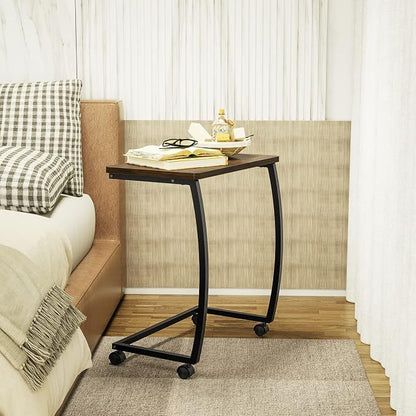 SRIWATANA Side Table, C-Shaped End Table - Image 3