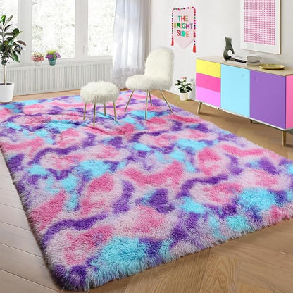 PAGISOFE Ultra Soft Rainbow Area Rugs - Image 7