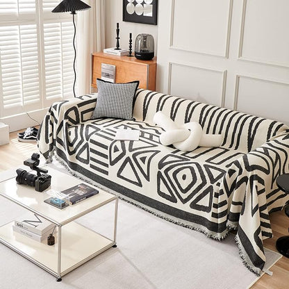 VClife Bohemian Sofa Cover for Couch, Washable 3-Seaters Couch Cover for Dog - Image 4
