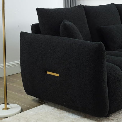 Antetek Teddy Sofa Set for Living Room, 2 Pieces Modern Deep Seat Oversized - Image 9