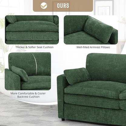 2 Pieces Chenille Sofa Set - Image 3